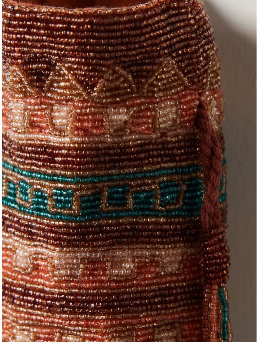 Free People Beaded Tassel Pouch NWT OS - Picture 3 of 16